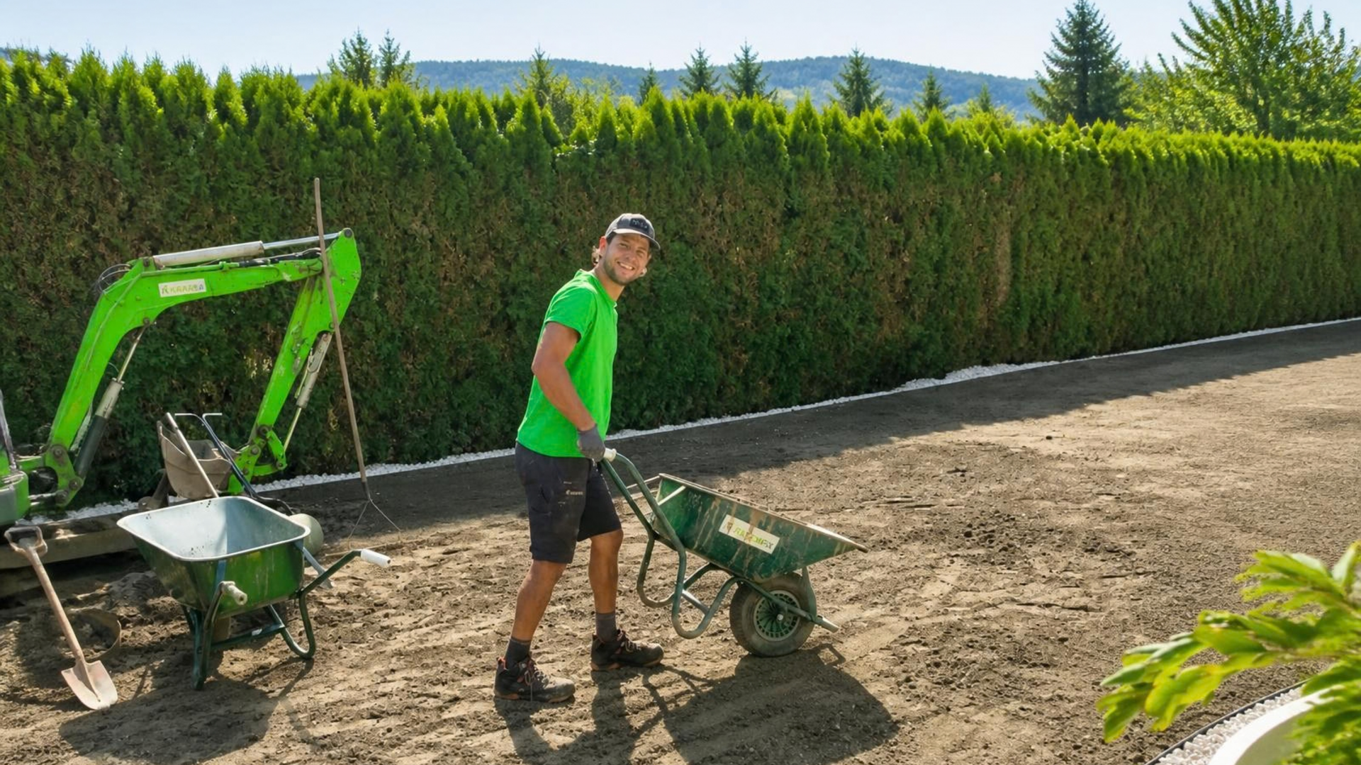 Il nostro team realizza giardini privati e non! Il nostro team realizza giardini privati e non!