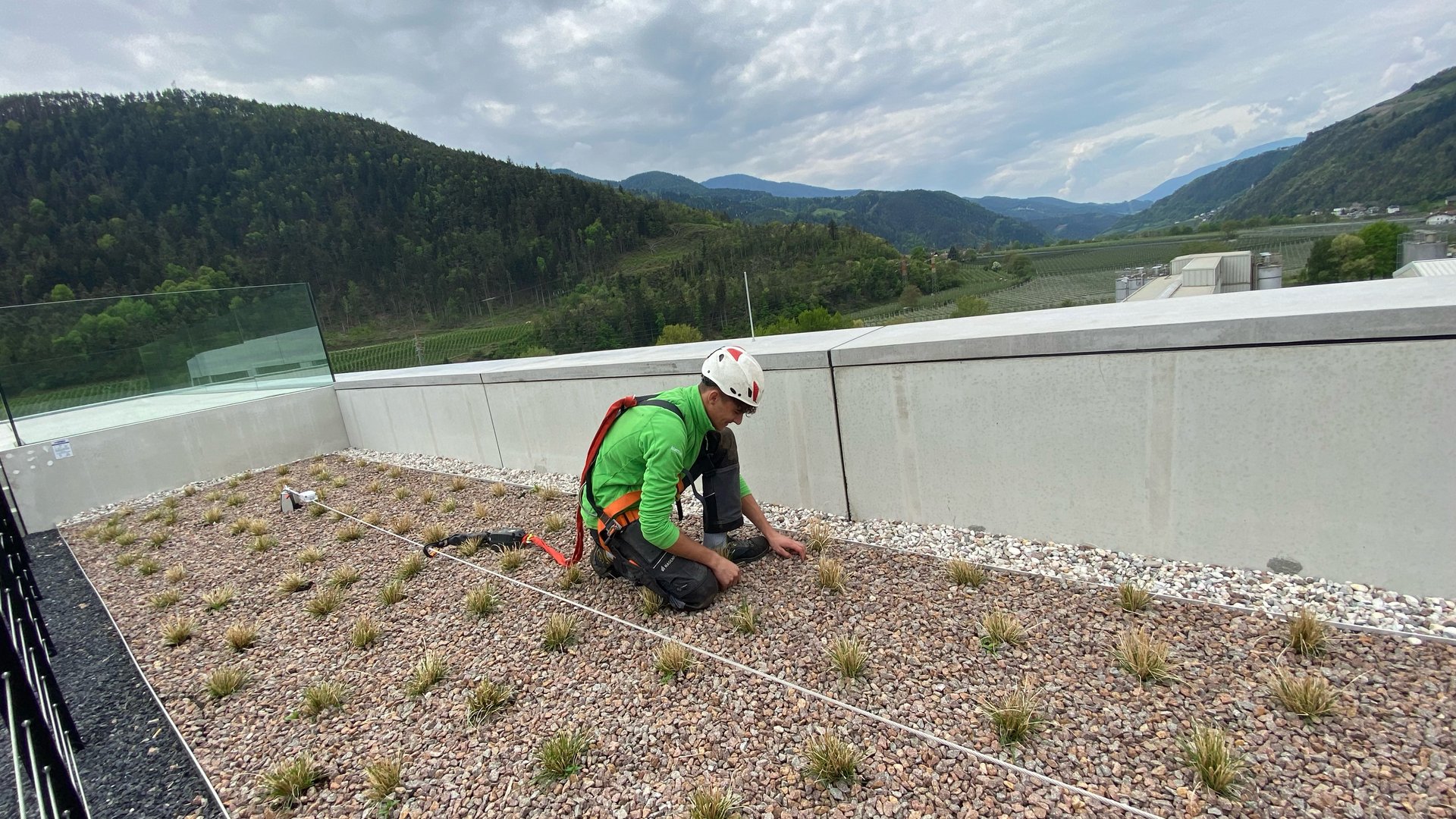 Absturzsicherung von Rasenfix Absturzsicherung von Rasenfix